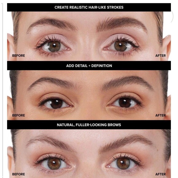 ABH superfine, waterproof, detail eyebrow pen in chocolate BRAND NEW - Picture 6 of 8